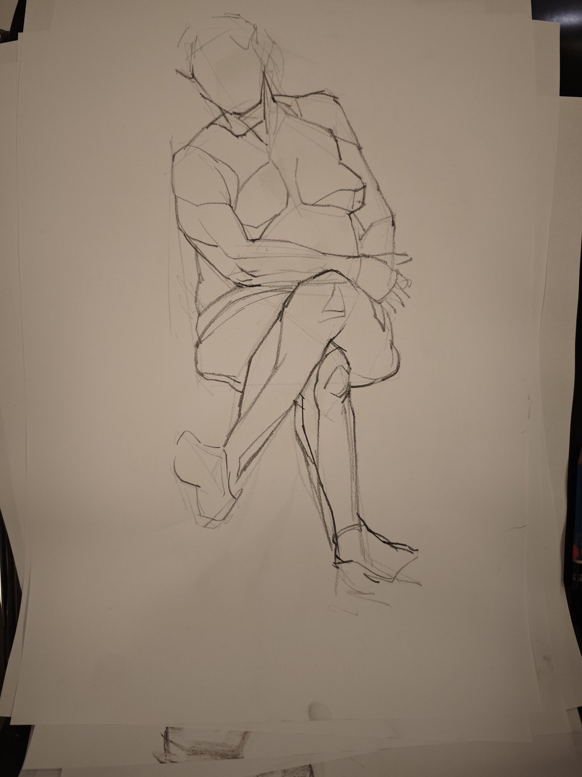 Croquis figure drawing sample 12