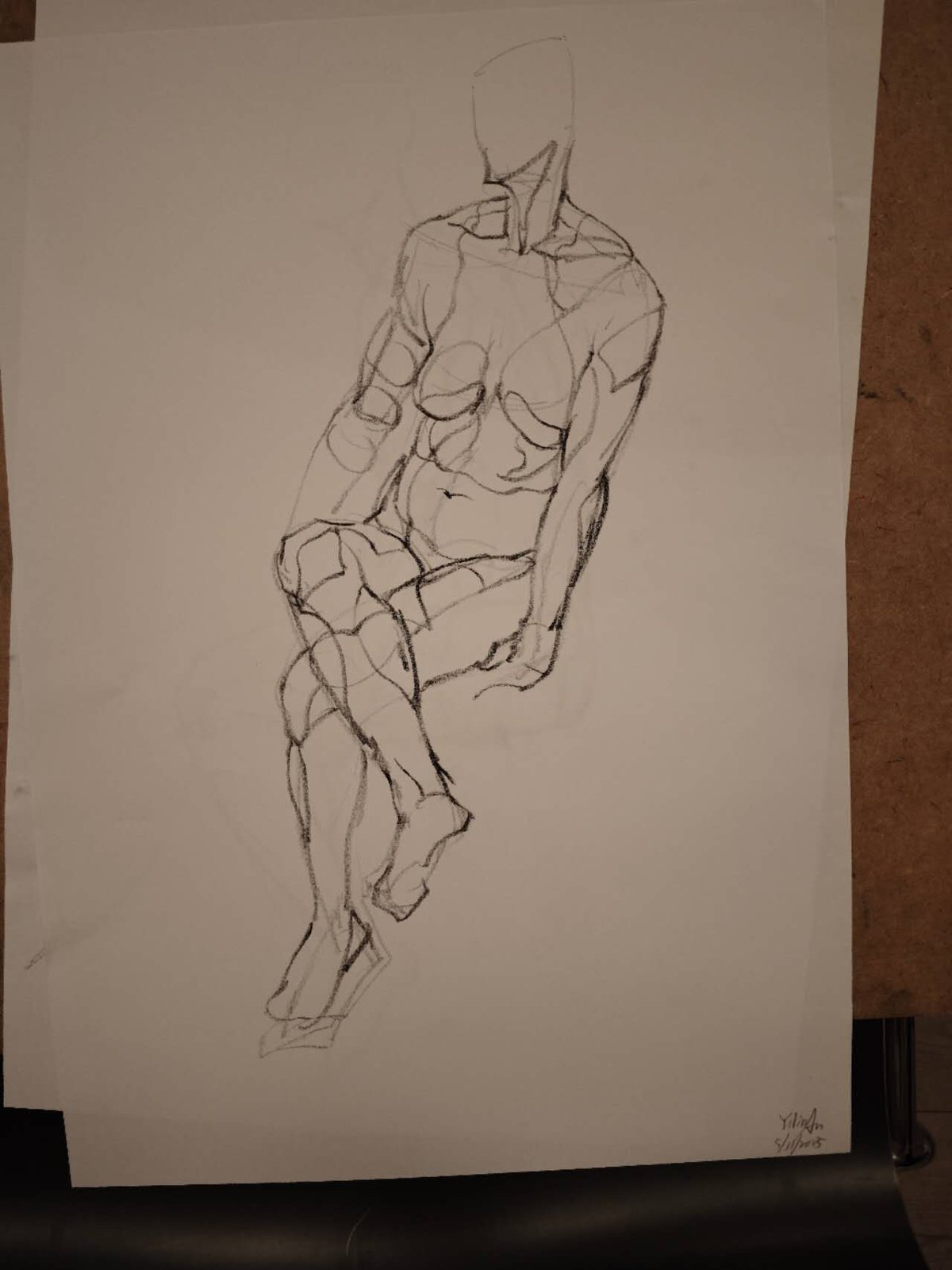 Croquis figure drawing sample 13