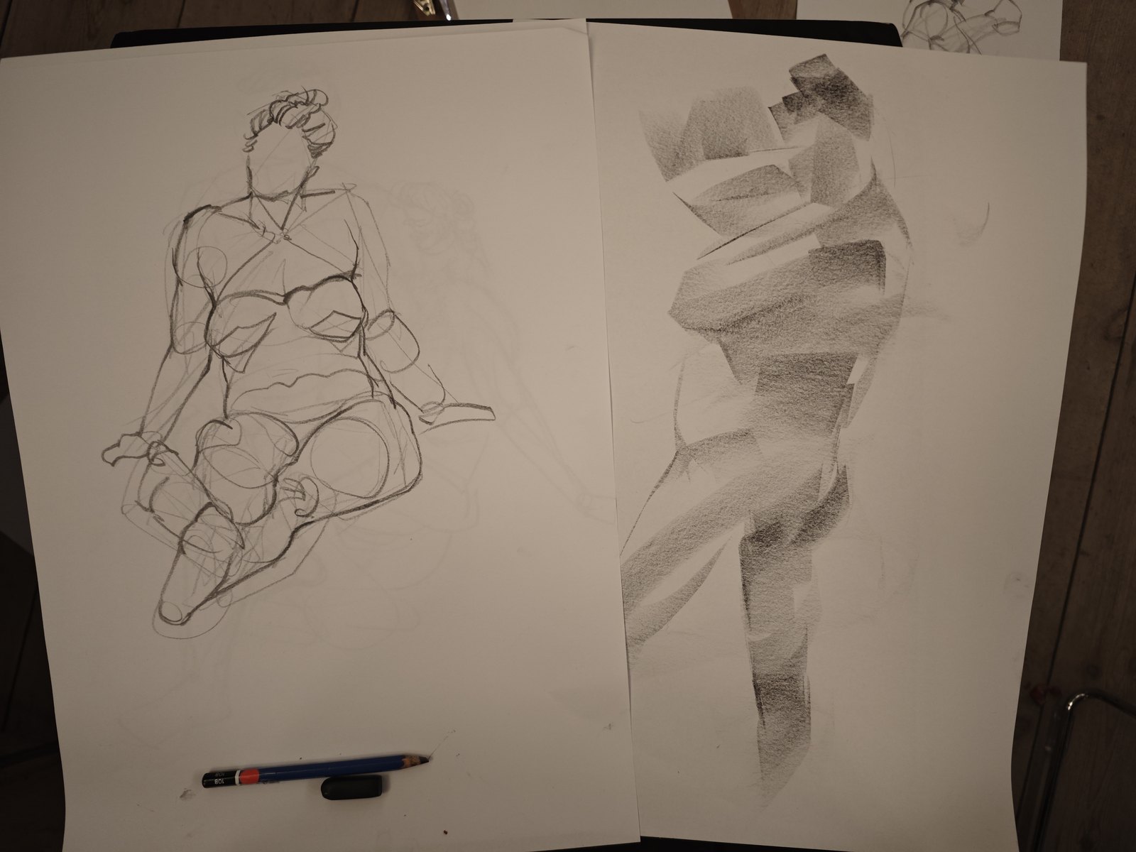 Croquis figure drawing sample 14