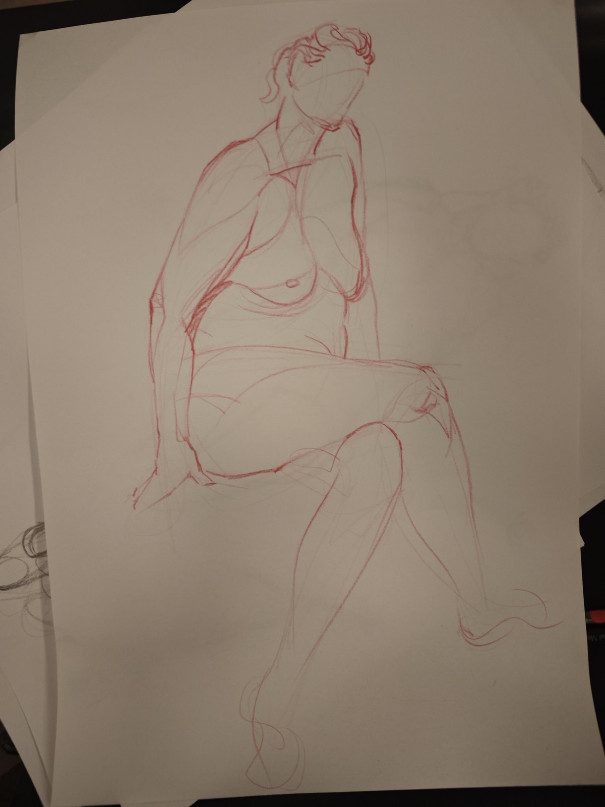 Croquis figure drawing sample 15