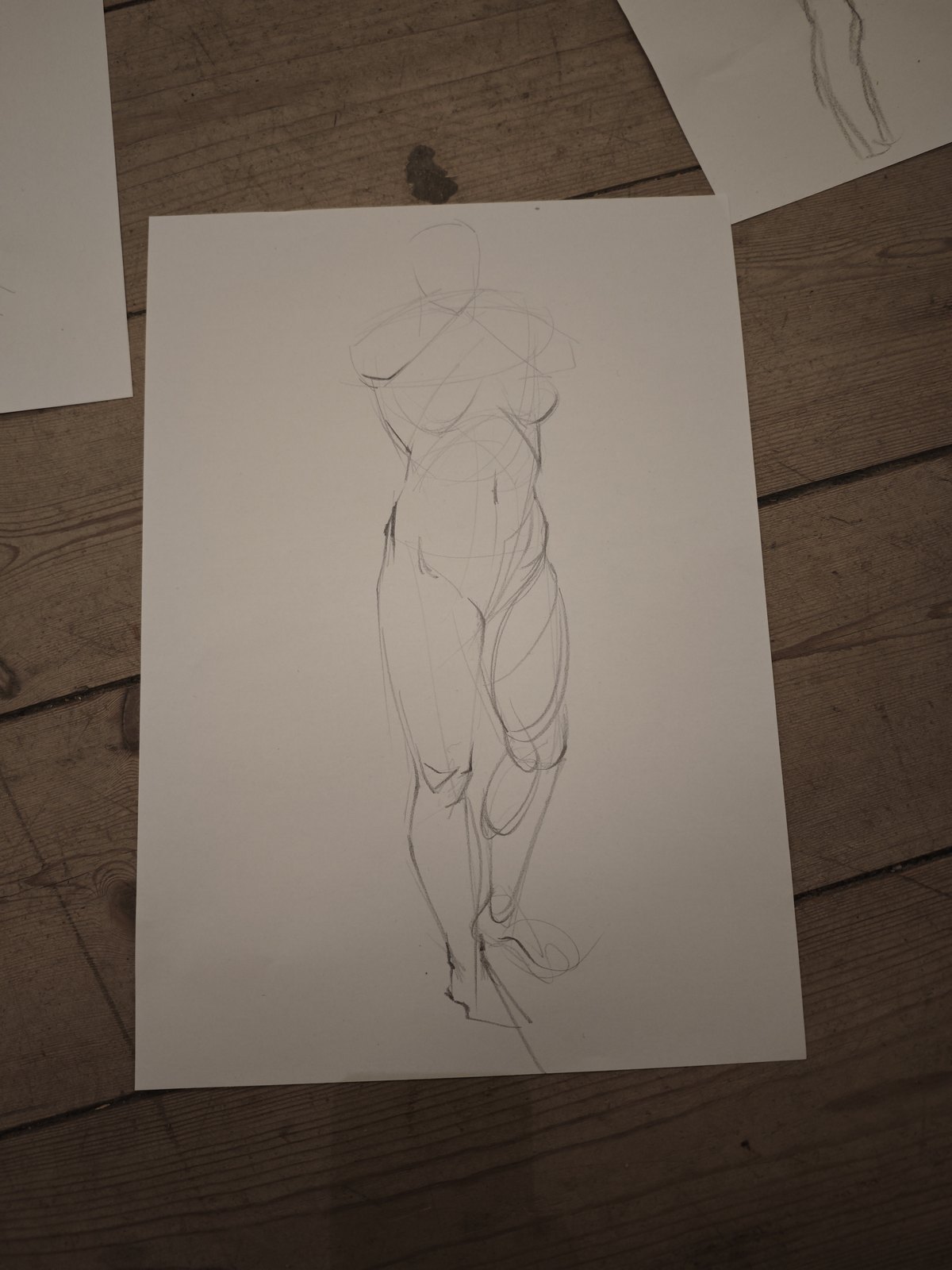 Croquis figure drawing sample 9